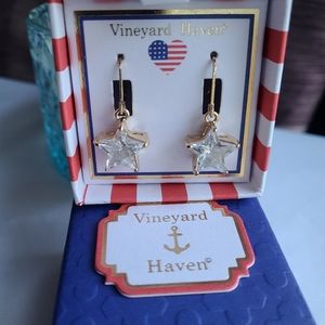 Vineyard Haven Star drop Earrings.
